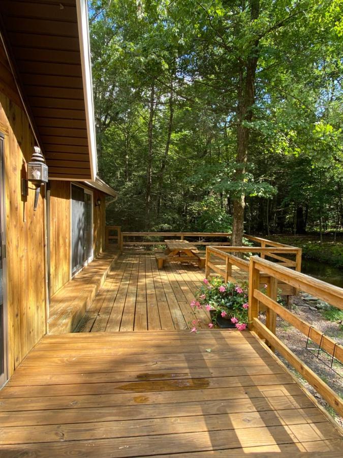 Secluded Chalet On Stream-Mins To Camelback Tannersville Εξωτερικό φωτογραφία